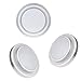 GLW 12W 10 inch 6000K Ceiling Light Cool White Round Flush Mount Lighting Ceilinglight for Kitchen Bedroom Dining Room 1000LM 100W Halogen Bulb Equivalent