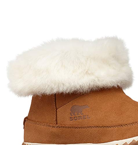 Sorel-Womens-Out-N-About-Bootie-with-Faux-Fur-Collar-Ash-Brown