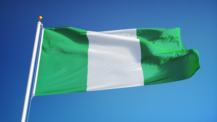 Cosymate Nigeria Flag Large Nigerian National Flag 3x5ft with Brass Grommets, Vivid Color, UV Fade Resistant, Canvas Header, Double Stitched, 90x150cm — image 1
