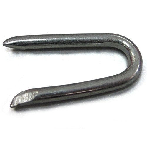 Easipet Galvanised U Nails 20mm Fencing Staples for Chicken Wire, Mesh