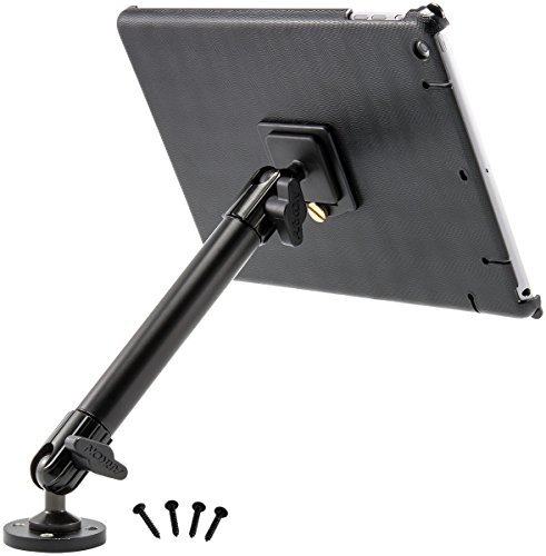 ARKON 10-Inch Custom Fit Heavy-Duty Drill Base Screw Mount with Arm for Apple iPad Air (IPAHD005)