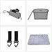SoHo Kenneth Diaper Backpack 6Pc Set Tote Bag, Gray