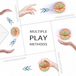 Flying Ball Toy Globe 360°Rotating Hand Controlled