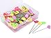 JoyFamily Multicolor Flat Brid Head Pins Boxed, 150 Pieces Pack(Mixed Color)