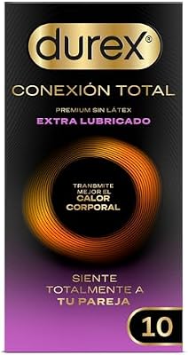Connexion totale extra lubrifiée - Préservatif ultra fin Plus sans latex avec technologie Body Feel qui transmet mieux la chaleur corporelle, 10 préservatifs XL extra lubrifiés