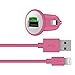 Belkin Apple Certified MIXIT Car Charger with 4-Foot Lightning Cable (2.1 Amp / 10 Watt), Pink