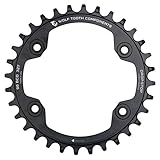 Wolf Tooth 96BCD Drop Stop Chainring for 11-Speed Shimano SLX, XT, and XTR Cranks
