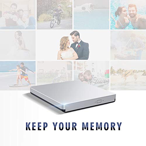 image for TOPELEK CD/DVD External Drive USB3.0 Type-C Interface, Faster Speed Tr
