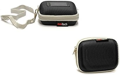 Navitech Black Hard Water Resistant Case/Cover Compatible With mp3 Digital Audio Player Compatible With Kubik Evo 8GB
