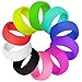 LUNIQI Silicone Wedding Ring for Men, Durable Rubber Safe Band for Love, Couple, Souvenir and Outdoor Active Exercise Style-10 Rings Pack
