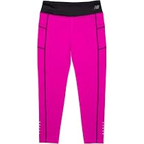 New Balance Little Girls' Performance Tights, Poisonberry, 4
