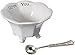 Mud Pie Bowl, Green Olives, White