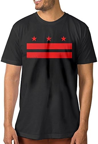 Fashion Men's Flag Of Washington DC The US Flag T Shirts