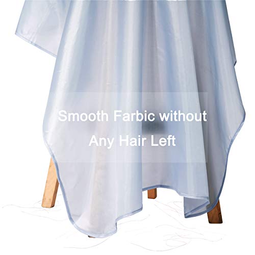 NOOA Hair Cutting Cape - Waterproof Haircut Apron with adjustable Closure,35.5 x 55inch Hair Salon Nylon Capes,Hairdressing Cover Fits for Barber & Home Use (1 Pack,Grey)