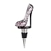 Glitter Shoe Wine Bottle Stopper 2.5x1x5.5
