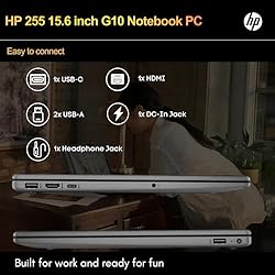HP 255 G10 Laptop for Home or Work, 16GB RAM, 1TB