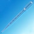 Globe Scientific 135238-100 Transfer Pipet, Large Bulb, Graduated to 3 mL, Sterile, 7.0 mL, 155 mm Size, 2.5 mm Height, 7.5 mm Wide, 9.5 mm Length, Polyethylene (PE) (Pack of 100)