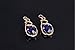 Aioverun Purple gem alloy 4 times necklace jewelry set