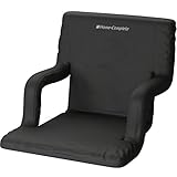 Wide Stadium Seats Chairs for Bleachers or Benches - Enjoy Extra Padded Cushion Backs and Armrests - 6 Reclining Custom Fit Sport Positions - Portable Easy to Carry Straps