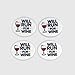 BibBoards SNAP & Lock for Event/Race Bibs Pinless Race/Event Bib Number Fasteners (Safety Pin Replacement) (Will Run for Wine)