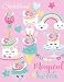 Sketchbook: A Cute Magical Pink Kawaii Japanese Sweets Theme Large 8.5