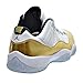 Air Jordan 11 Retro Low Men's Shoes White/Metallic Gold Coin/Black 528895-103