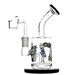 Z-RAN Thick Glass Smokeless Rigs Collectibles Tall 6.5 Inch