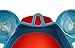 Foryee Cute Frog Potty Training Urinal for Boys with Funny Aiming Target - Blue