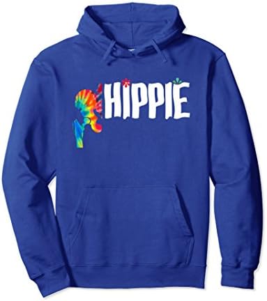 Unisex Hip Replacement Gift: Funny Hippie Hoodie Pullover Large Royal Blue