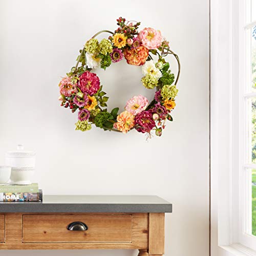 4 Nearly+Natural+4664+Wreath+24+Inch