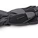 HIGHLOONG Men Waterproof Thinsulate Ski Snowboard Gloves Winter Warm Gloves Black (XL,Standard)