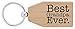 ThisWear for Grandpa Best Grandpa Ever Wood Keychain Key Tag Grandpa Gifts