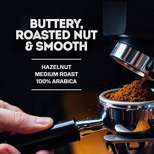 EIGHT O’CLOCK COFFEE HAZELNUT WHOLE BEAN COFFEE, MEDIUM ROAST, 30 OUNCE (PACK OF 1) – BUTTERY, SMOOTH & NUTTY