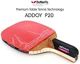 NEW Butterfly ADDOY P20 Table Tennis Racket Penholder Paddle Ping Pong Racket & Ball
