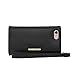 Rebecca Minkoff Wristlet, Whipstitch Tech Wristlet [Credit Card Case] Wallet Case fits both iPhone 8 & iPhone 7 - Black Leather