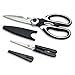 Kitchen Scissors, Premium Heavy Duty Kitchen Shears with Blade Cover—Poultry Shears Stainless Steel Sharp Blade for All-Purpose Use