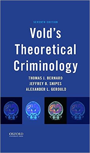 Vold's Theoretical Criminology Vold's Theoretical Criminology