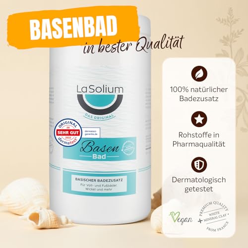 Basenbad - DERMATEST SEHR GUT, Basisches Badesalz mit Mineralerde, 1200g, in Deutschland hergestellt thumbnail 2