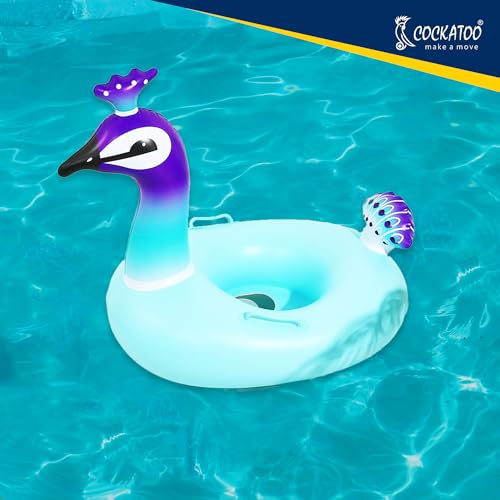Cockatoo SF01-PEACOCK Swimming Floats for Kids, Environmental Protection PVC Material, PVC Carry Bag 3