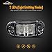 Partsam 2X Trailer Truck Surface Mount LED Oval 2.5