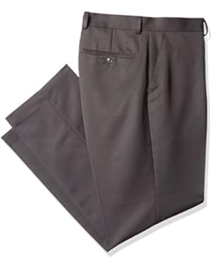 Men's Straight-Fit Flat-Front Dress Pant