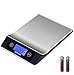 Food Scale Geryon Kitchen Cooking Scale, Multifunction & Electric, Food Weighing Used for Weed, Meat, Coffee, Baking - Stainless Steel