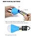 2 Pack E-TRENDS® Portable LED Lantern Tent Light Bulb for Camping Hiking Fishing Emergency Light, Battery Powered Camping Equipment Gear Gadgets Lamp for Outdoor & Indoor, Blue