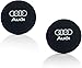 CARFORU 2 Pack Auto Sport 2.75 Inch Diameter Oval Tough Car Logo Vehicle Travel Auto Cup Holder Insert Coaster Can Car Interior Accessories Anti Slip Cup Mat Fit for Audi Accessory