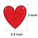 80 Hearts Felt Garland - Valentines Day Red Heart Hanging String Garland - Valentines Day Decorations - Valentine Decorations - DIY Required