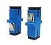 Cerrxian SC Singlemode Fiber Optic Adapter SC Female to SC Female UPC Simplex Single Mode Fiber Optical Network Internet Coupler Connector Adapter with Mount Panel (Blue 5-Pack)