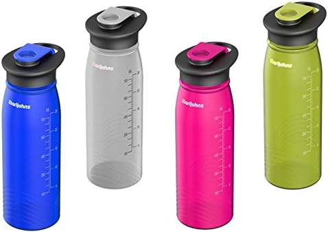 MarlJohns Handle Tritan BPA-Free Water Bottle 28-Ounce (Blue)