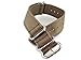 JRRS7777 20mm Canvas Watch Strap Band Sports Military Army New Pattern Brown ZULU NYS-112