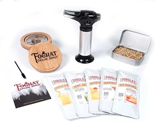 Cocktail Smoker Kit With Torch And Butane- Bourbon Smoker Kit - Whiskey...