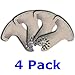 Integra Tools Platinum Series Blades P4DIASLNG Sling Style Universal Oscillating Diamond Grout Saw Blade (4-Items)